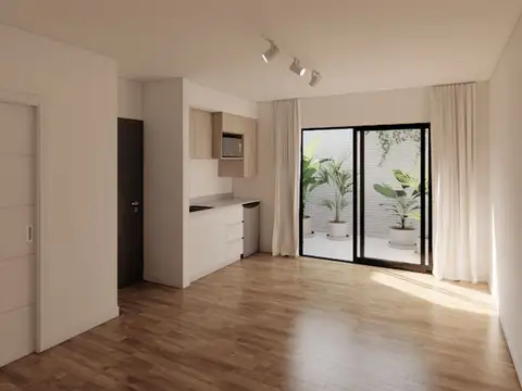 Venta oficina con kitchenette baño y patio de pozo