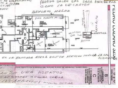 Pedro Lozano 3200, Piso 1