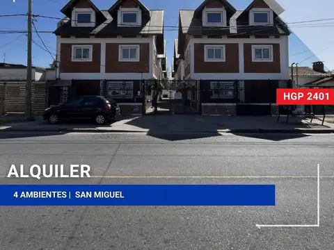 Departamento - Alquiler - Argentina, San Miguel - Int. Juan Irigoin 1432