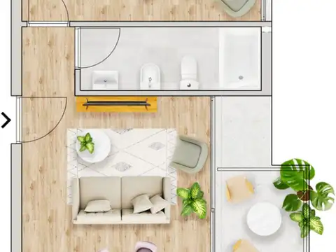 Departamento en Venta de 2 ambientes