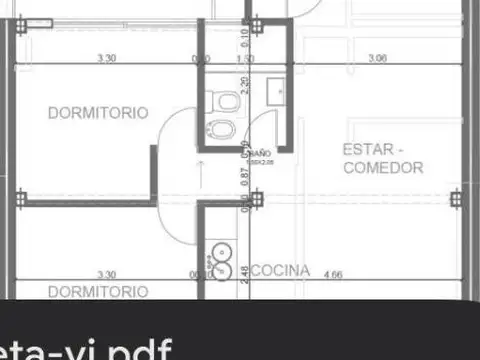 Departamento en Venta en Arroyito, USD 115.000
