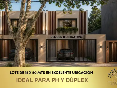 Lote 750 m2 con potencial  en Villa Ballester - Ideal desarrollo phs/ duplex .