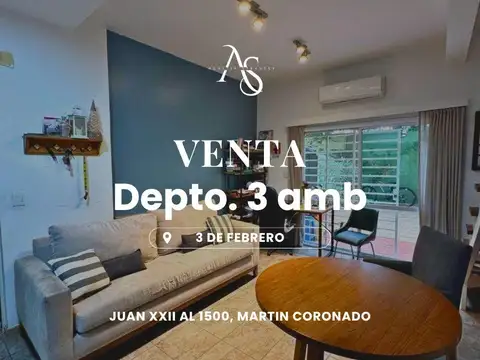 Departamento en Martin Coronado