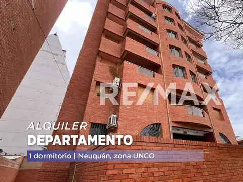 Alquiler dpto 1 dorm con balcón neuquén zona unco