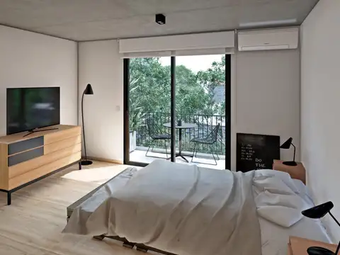 Departamentos Loft en barrio Hospitales. Unidad con patio exclusivo
