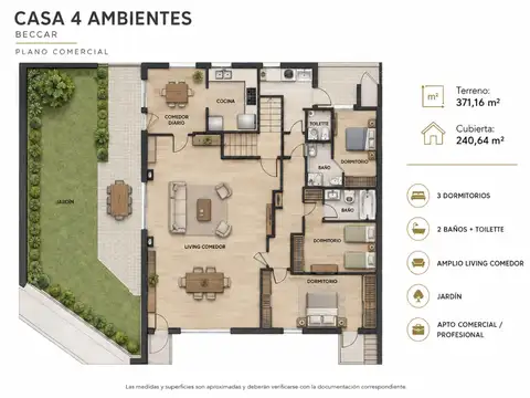 Casa en Venta de 3 dormitorios