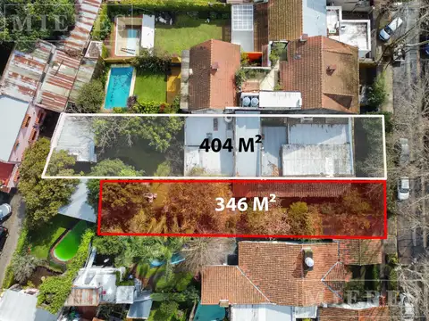 Excelente lote de 346 m², ubicado en una zona clásica, tranquila y residencial de Beccar