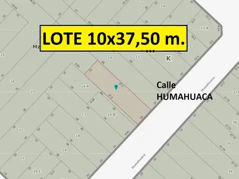 EXCELENTE TERRENO CON CASA A REFACCIONAR
