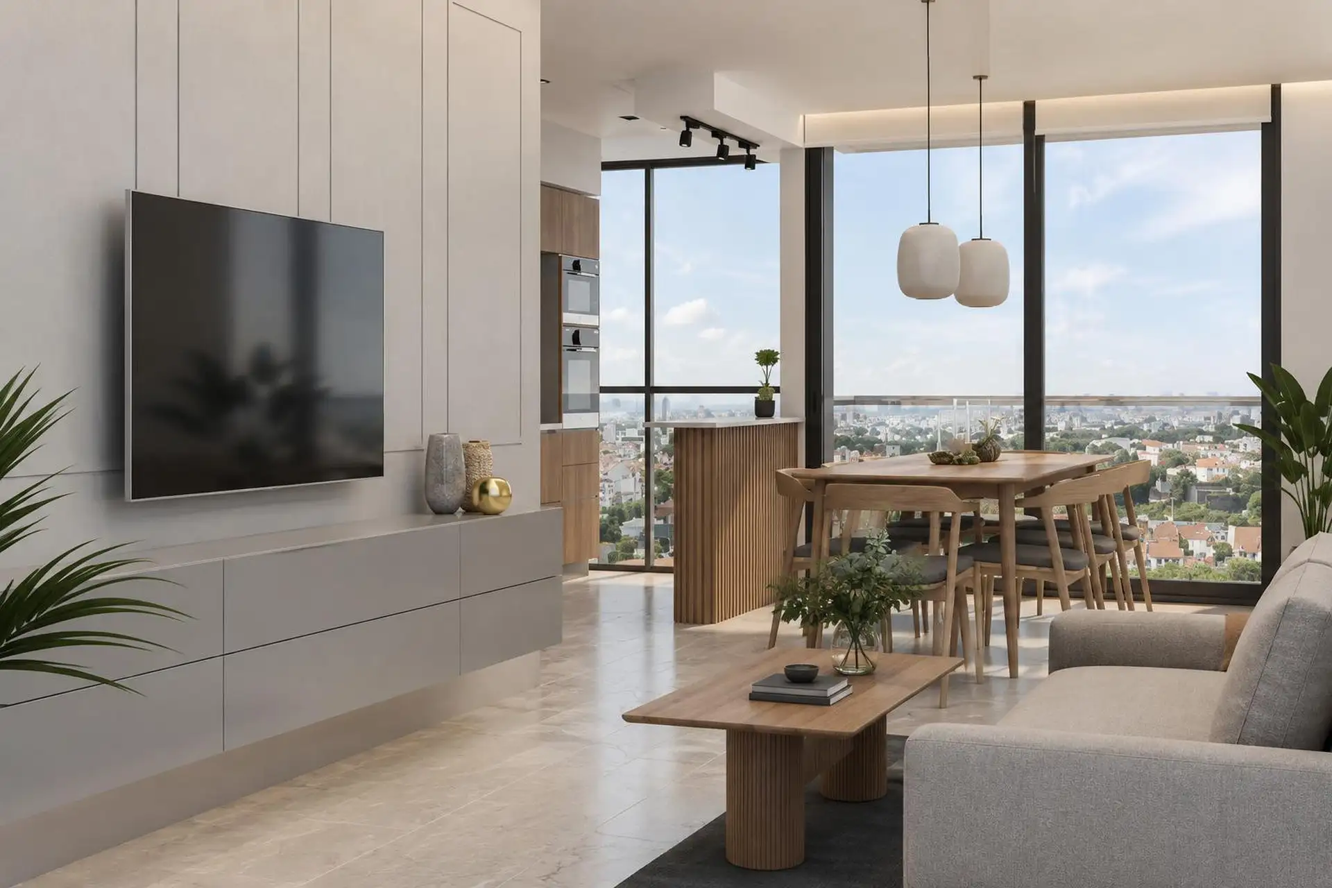 Depto 2 amb, 65m² en pozo — Zona Guemes