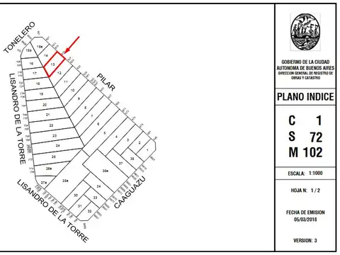 Terreno en Venta en Liniers, USD 200.000