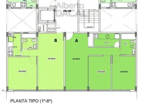 Oficina Monoambiente con 1 baño