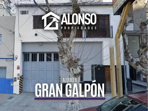 Alquier - gran galpón de 360 m2 - centro lanusita
