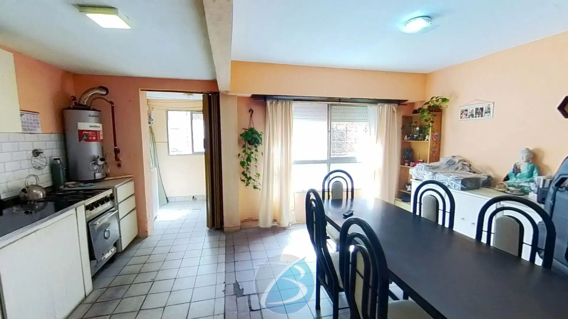 Depto 3 amb, 54m² en planta baja — Los Pinares