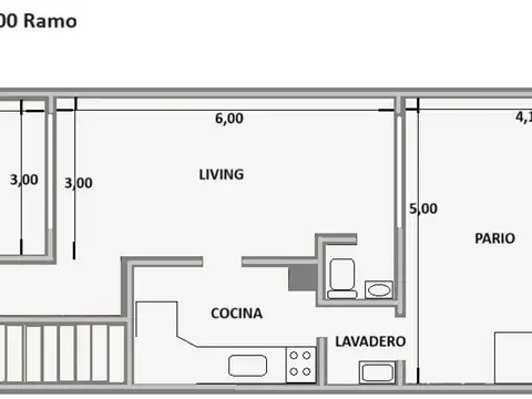 Depto Tipo Casa en Venta 40 años