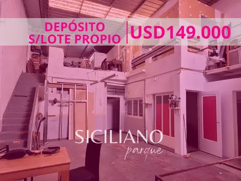 Depósito - Parque Chacabuco - S/lote propio. Apto Casa - 230m²