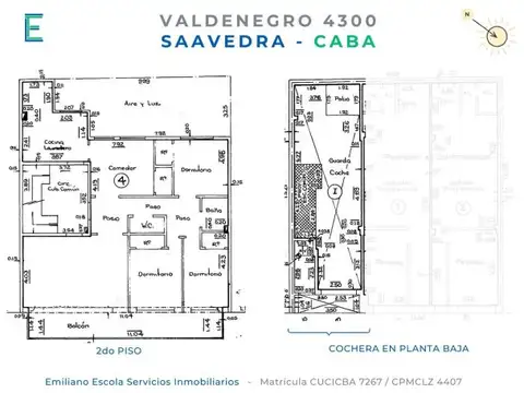 Valdenegro 4300, Piso 2