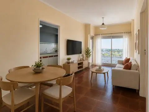 Departamento 3 ambientes con balcón en piso 10- Apto crédito