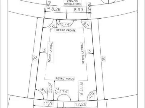 Terreno en Venta de 608,0 m2