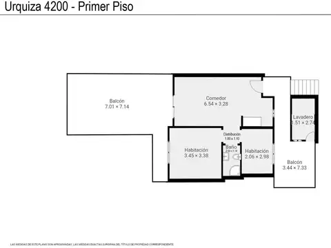 Depto Tipo Casa en Venta en Caseros, USD 65.000