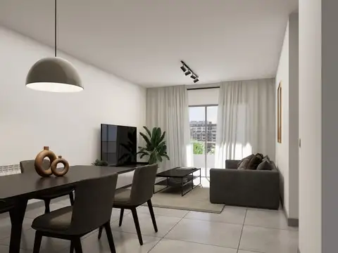 Departamento Monoambiente con 1 baño