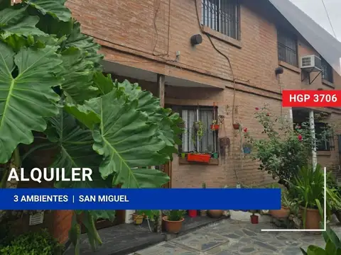 Departamento - Alquiler - Argentina, San Miguel - Las Malvinas 1150
