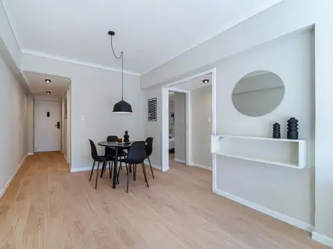 Departamento 3 ambientes con balcon al frente