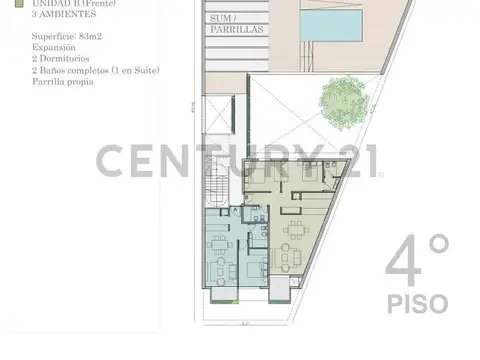Departamento en Venta en Olivos, USD 105.264