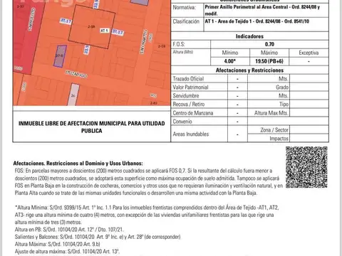 Venta Terreno para Constructoras apto canje
