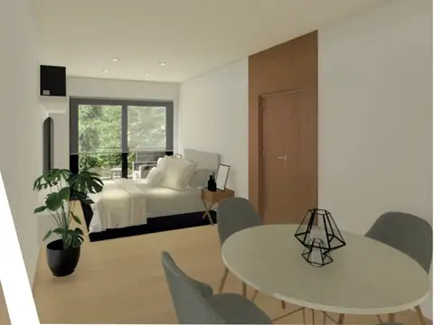 Departamento Monoambiente con 1 baño