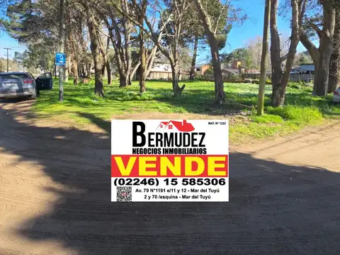 Venta lote esquina av. 27 y santiago del estero santa teresita