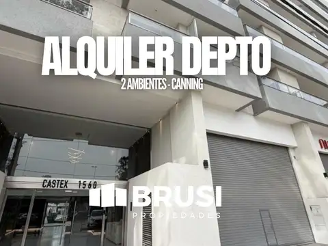 DEPARTAMENTO EN ALQUILER EN CANNING CENTER - CANNING - 2 AMBIENTES - A ESTRENAR