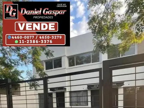 VENTA - EXCELENTE DUPLEX 3 AMBIENTES C/PATIO
