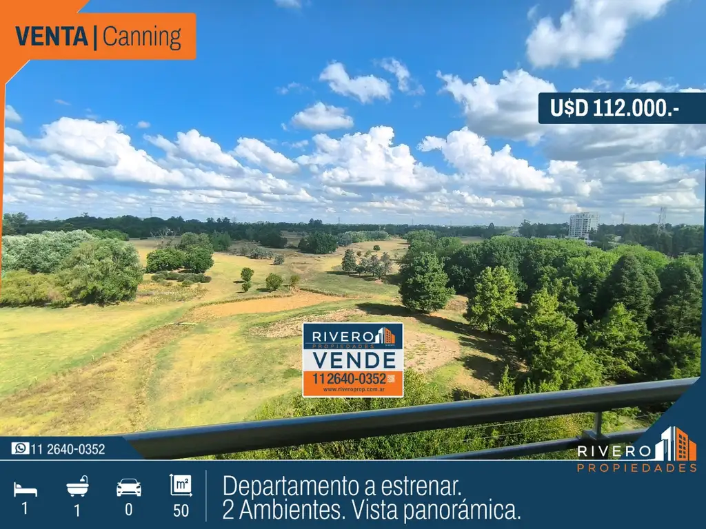 Venta Departamento 2 ambientes a estrenar Canning Center