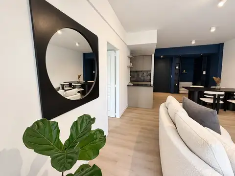 Departamento 2 ambientes con 2 baños