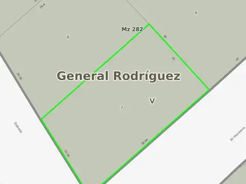 Gral Rodriguez a 700 mts de Ac. Oeste y R 24