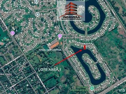 Terreno en Venta 22  mts Frente