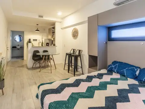 Departamento monoambiente en Colegiales con full amenities