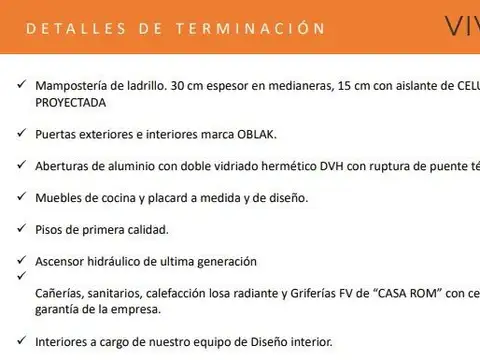 Departamento en Venta 1 año