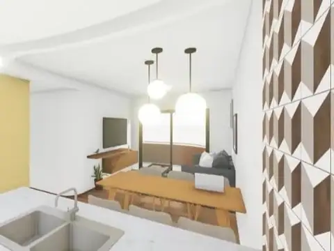 Departamento 2 ambientes con 1 baño