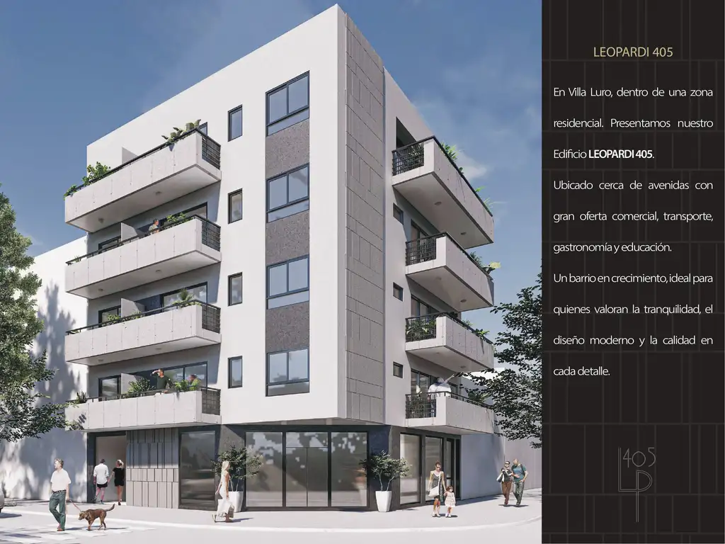 LEOPARDI 405 de  1 y 2 Dormitorios