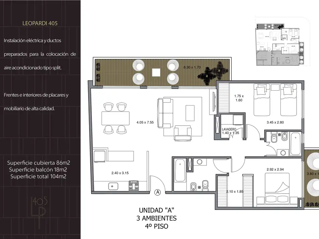 LEOPARDI 405 de 11 Unidades en Villa Luro