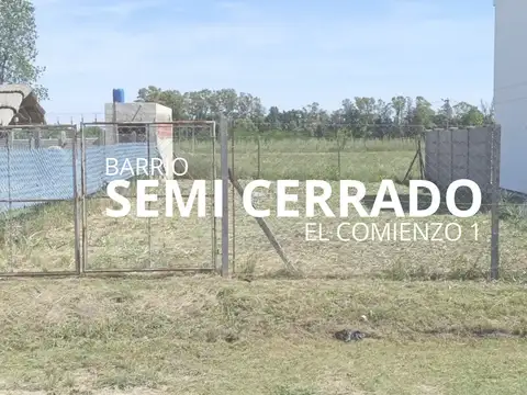 VENTA LOTE BARRIO SEMI CERRADO EL COMIENZO 1, EN LA LONJA, PILAR.