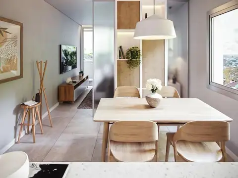 Departamento Monoambiente con 1 baño