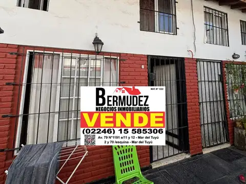 Venta Duplex 2 Ambientes Amoblado Calle 3 Bis Entre 74 Y 75 Mar Del Tuyu