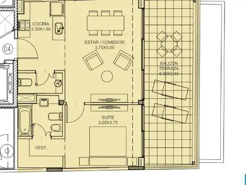 Departamento en Venta al Este