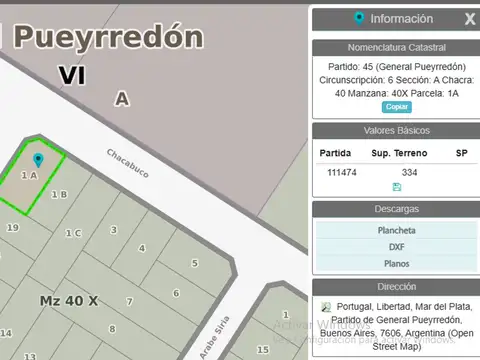 Terreno en Venta en Barrio Libertad, USD 22.000