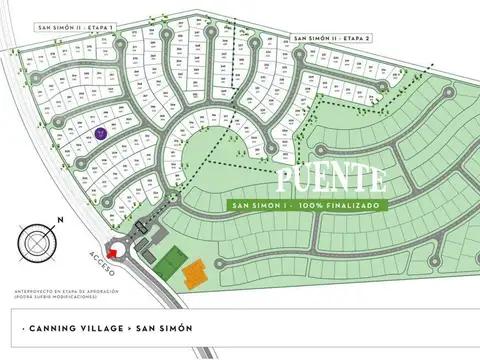 San Simon en lote interno