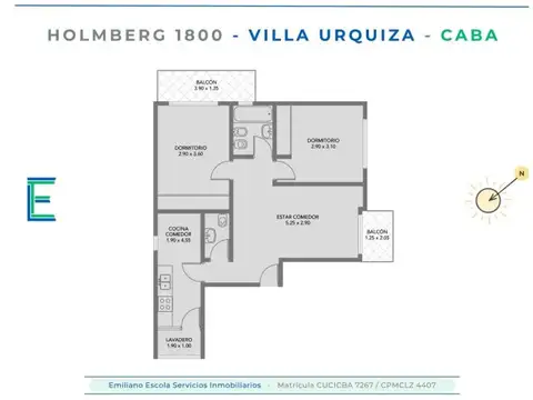 Holmberg 1800 , Piso 3