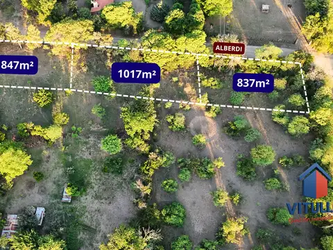 Venta de lote esquina en La Paz - Valle de Traslasierra