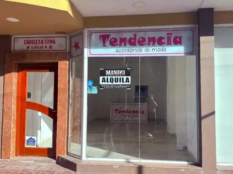 Alquiler Anual de Local comercial en pleno centro de Chiozza